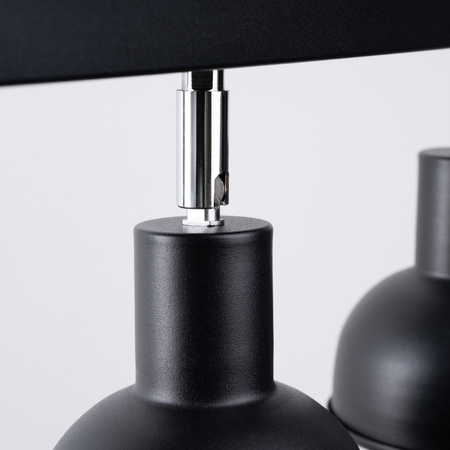 Plafon ELBA 3 czarny Sollux SL.1318