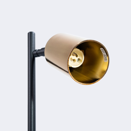 Lampa biurkowa WINX czarny/złoty Sollux SL.1389