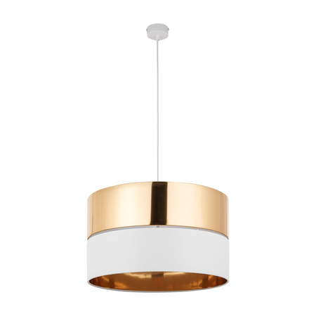 Lampa wisząca pojedyncza HILTON WHITE/GOLD TK Lighting 4771