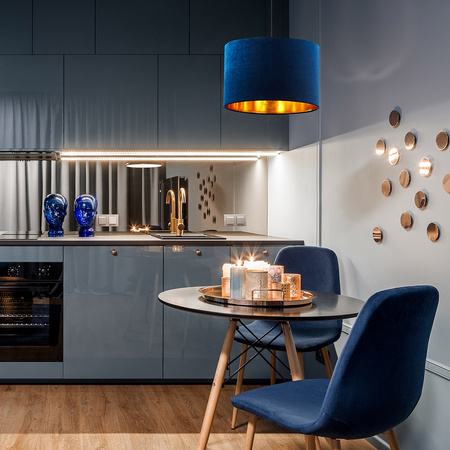 TERCINO BLUE LAMPA WISZĄCA 3 PŁ 500 TK Lighting 6173