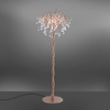 Lampa podłogowa przypominająca drzewko z sopelkami w kolorze stary mosiądz ICICLE Paul Neuhaus 232-11 