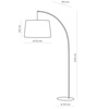 Lampa podłogowa HANG BLACK TK Lighting 5077