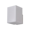 Jednokierunkowa bryła kinkiet ścienny elewacyjny ROLAND SQ WALL IP65 WH AZZARDO AZ5230