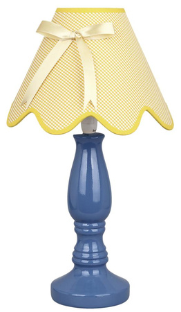 LOLA LAMPA GABINETOWA 1X40W E14 NIEBIESKO ŻÓŁTA Candellux 41-63472