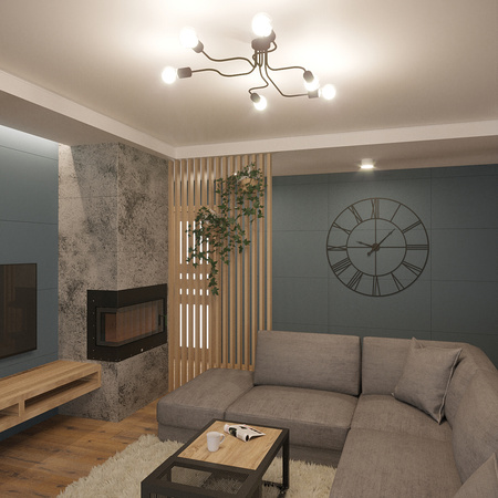 Żyrandol VECTOR 6 biały Sollux SL.1443