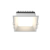 Kwadratowa oprawa wpuszczana 11x11cm LED IP44 do łazienki Okno DL056-12W3-4-6K-W Maytoni