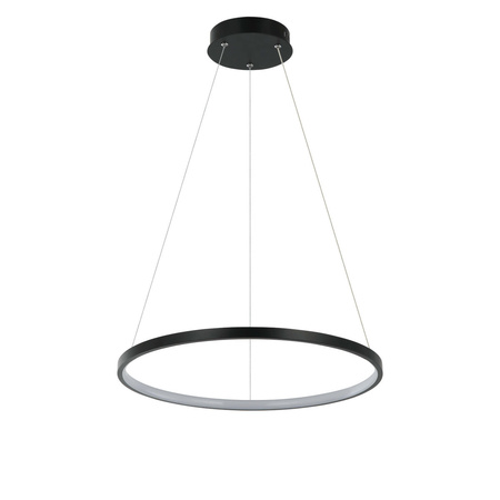 Lampa wisząca Ring 40 cm czarna LED CCT Light Prestige LP-909/1P S BK CCT