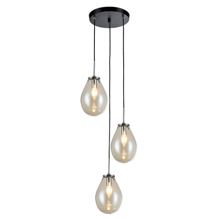 Lampa wisząca Fondi czarna 3xE14 Light Prestige LP-1214/3P