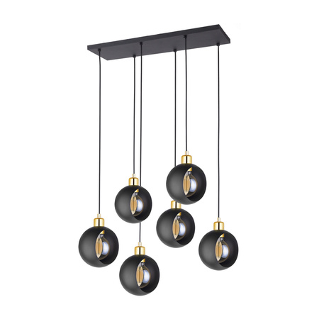 Lampa wisząca CYKLOP VI BLACK TK Lighting 2756