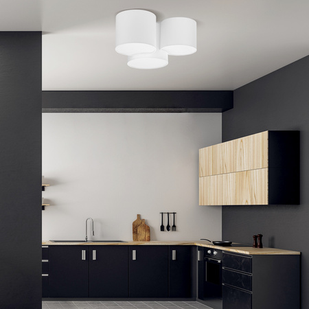 MONA WHITE LAMPA SUFITOWA 3 PŁ TK Lighting 3441