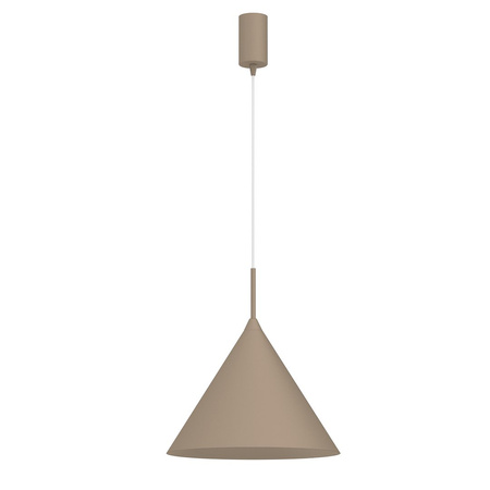Pojedyńcza lampa wisząca w kolorze kaszmir CAPITAL TAUPE Ø32cm 1xGX53 Milagro MLP2469
