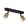 TOP BLACK/GOLD LAMPA SUFITOWA 2 PŁ TK Lighting 3303