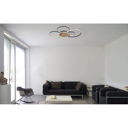 Lampa sufitowa NIRRA LED Globo 67256-60 funkcja ściemniania, zmiana barwy światła