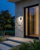 Ciemnoszary kinkiet ogrodowy LED BERGAMO GREY Kaja Lighting K-8250