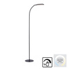 Czarna lampa podłogowa ze zmienną barwą światła KELLY LED Just Light 14406-18