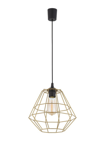 Lampa wisząca DIAMOND NEW BLACK/GOLD TK Lighting 4641