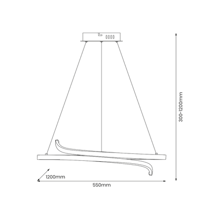 Lampa wisząca LORENZO 35W LED 4000K Milagro ML1583
