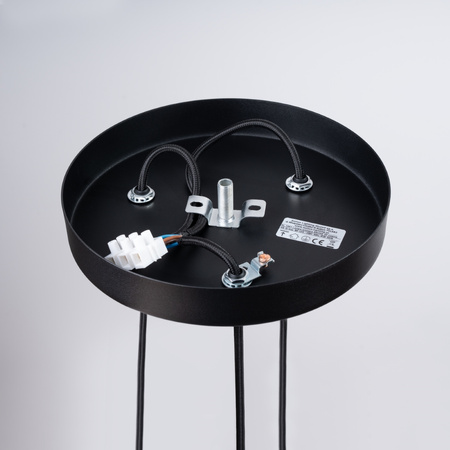 Lampa wisząca ARCHE 3P czarna Sollux SL.1341