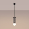 Lampa wisząca BRINA 1 czarna Sollux SL.1332
