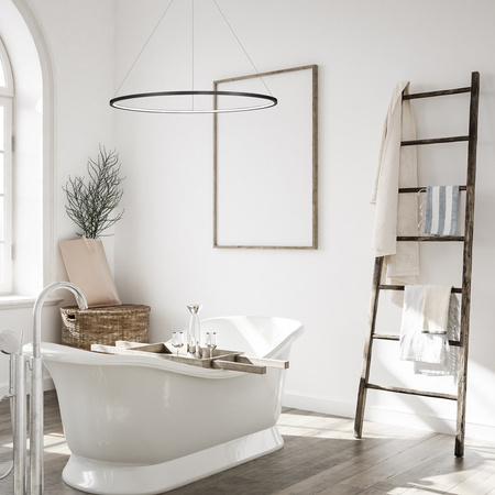 Lampa wisząca SATURNO BLACK LED 100cm IP44 Milagro ML8862