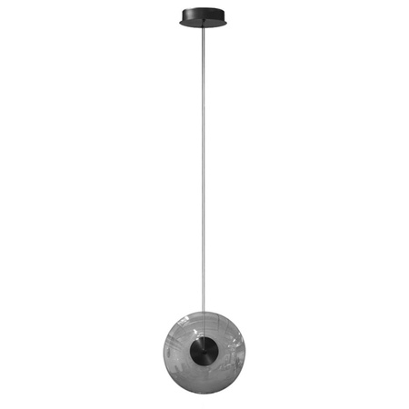 Lampa wisząca z okrągłym dymionym kloszem LED 3000K ANDORA L PENDANT 1 SMOKY Azzardo AZ6883
