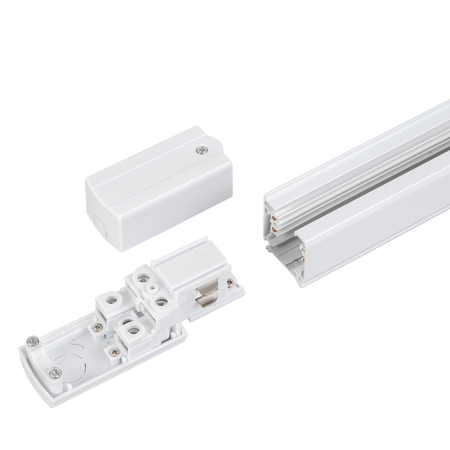 Prowadnica Track Biały 3-Obwodowy 2m + Zasilanie Milagro ML2134