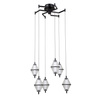 Lampa wisząca Fuente czarna LED 3000K Italux PND-34395-6-BK
