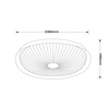 Plafon Luniq 40 cm biały LED CCT Light Prestige LP-0103/1C-40 WH