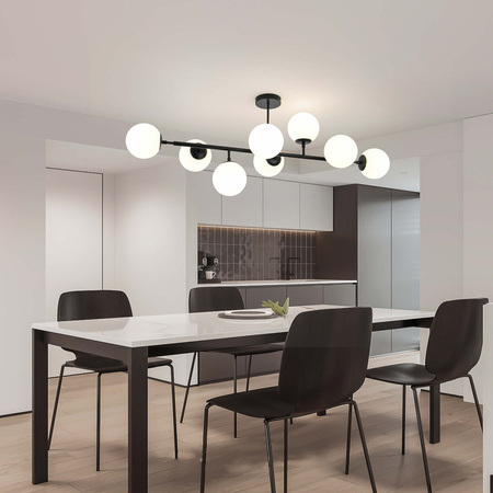 Lampa wisząca Dorado czarna 8xE14 Light Prestige LP-002/8P BK