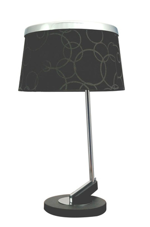 IMPRESJA LAMPA 1*60W E27 CZARNA CHROM Candellux 41-45310