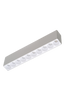 Prostokątna lampa sufitowa natynkowa w kolorze białym 26,7cm TETRIX 10 20W CCT WH AZZARDO AZ6281