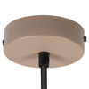 Lampa wisząca geometryczny metalowy dysk w kolorze taupe z regulacją kąta zawieszenia PIATTO 1xGX53 fi 350mm Milagro MLP2910