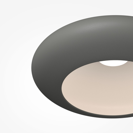 Lampa sufitowa szary plafon 40cm AROS LED 3000K Maytoni MOD507CL-L12GRK