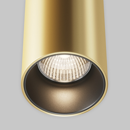 Lampa wisząca złota matowa tuba o średnicy 10,5cm Efir LED 3000K Maytoni P089PL-33W3K-MG