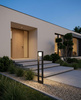 Czarna lampa ogrodowa LED z ramą 80cm MILANO Kaja Lighting K-8268