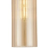 Lampa wisząca czarna potrójna z miodowymi kloszami Malika 3xE27 PL0140-3 Yaskr