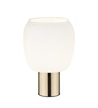 Mała złota lampka stołowa 1xG9 CALVO Zuma Line T0076-01Q-L1AA
