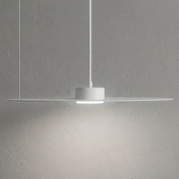 Lampa wisząca metalowy talerz w kolorze białym z regulacją kąta zawieszenia PIATTO 1xGX53 fi 45cm Milagro MLP2912