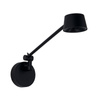 Czarny kinkiet ścienny z ruchomym ramieniem – minimalistyczny design LED 3000K MOLLY S WALL BK Azzardo AZ6805