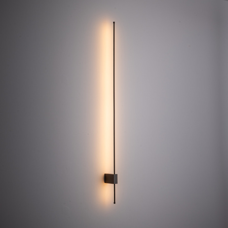 Brązowy liniowy kinkiet 114cm podświetlający ściane LIXA BROWN LED 3000K 18W Tk Lighting 18300