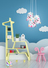 Potrójna lampa wisząca do pokoju dziewczynki GIRL 3X40W E27 Candellux 33-62949