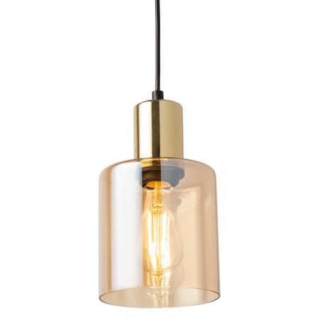 SIERRA GOLD AMBER LAMPA WISZĄCA 1 PŁ TK Lighting 6665