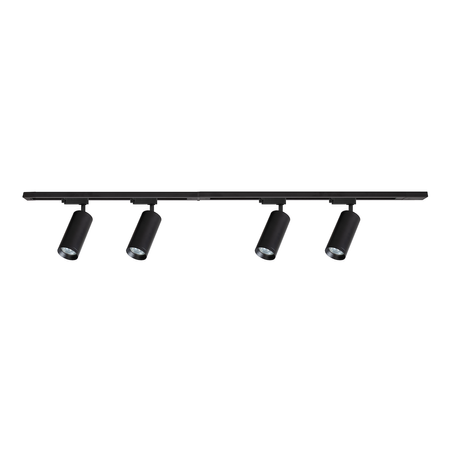 Zestaw szynowy Mica Track Czarny 4xGU10 1,5m Milagro ML1150