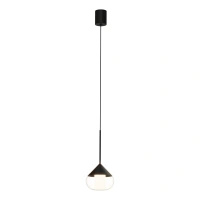 Lampa wisząca czarna do łazienki lub sypialni IP44 Suza LED 3000K PL0103-BK Yaskr