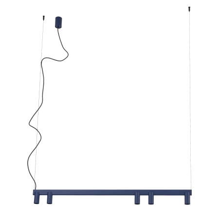 Lampa wisząca granatowa belka z tubami FOURTY LINE LED 1200 Nowodvorski 12407