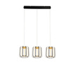 Lampa wisząca potrójna prosta z trzystopniowym ściemniaczem typu "klik" Xara Aviano Lighting 7210-0310