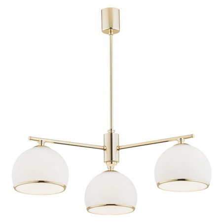 Lampa wisząca MARBELLA 3 mosiądz Argon 1488