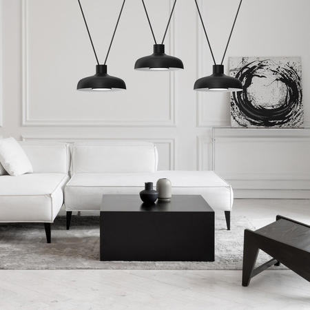 Lampa wisząca potrójna czarna LINEA 3xGX53 Milagro MLP8820