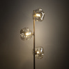 Lampa podłogowa z trzema koniakowymi szklanymi kloszami 3xG9 LAVA SABIA Tk Lighting 16153