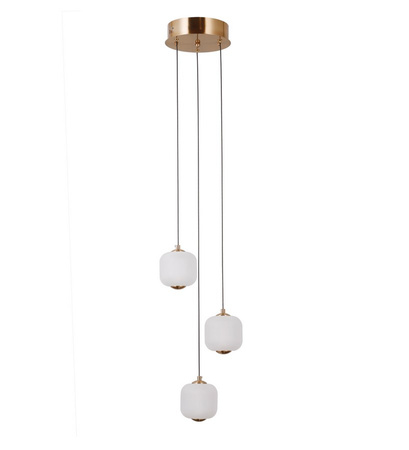 Lampa wisząca GANTI LED Italux PND-34362-3-HBR-OPAL
